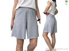 Шорты, Sport style оптом 1239  св.сірий
