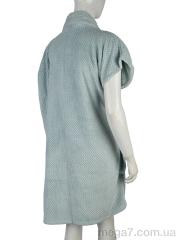 Халат, Obuvok оптом 6837 (10463)  l.blue