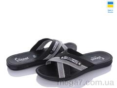 Шлепки, DeMur оптом TRK 007 grey-black new