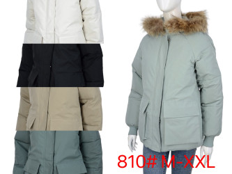 Куртки зимние женские (бежевый) оптом 53490871 810-3