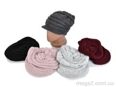 Шапка, STARK оптом Шапка жіноча з козирком mix