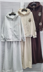 Спортивні костюми жіночі (молочний) оптом 