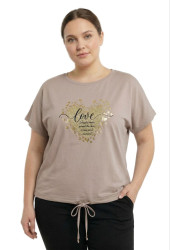 Футболки женские БАТАЛ оптом 75013982 7195-180