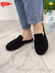 Шлепки, ARTO оптом 124 чорний з.