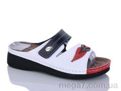 Шлепки, Sali-2 оптом 09-86 білий к.