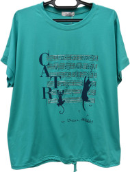 Футболки женские БАТАЛ оптом 90621543 298-120