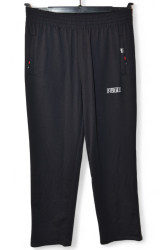 Спортивные штаны мужские БАТАЛ (черный) оптом 07364589 007-114