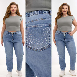 Джинси жіночі БАТАЛ оптом LADY JEANS