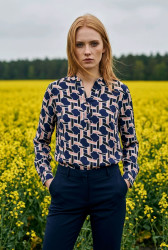 Блузки женские БАТАЛ оптом 07591684 762-61