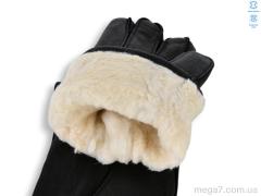 Перчатки, Королева оптом BM0539М шкіра оленя хутро black