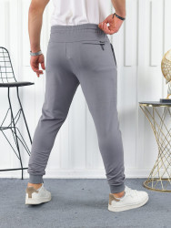 Спортивні штани чоловічі (сірий) оптом 2BRO  