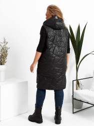 Жилетки жіночі БАТАЛ (чорний) оптом