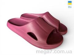 Шлепки, Rai shoes оптом 510-08 бордо