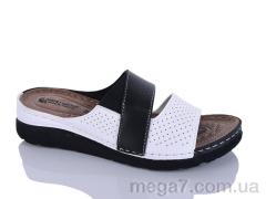 Шлепки, Sali-2 оптом 203-43 білий-чорн к.