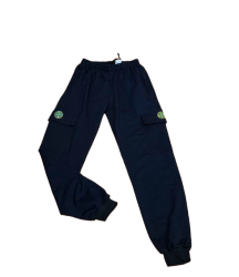 Спортивные штаны юниор (темно-синий) оптом Турция 70621598 01-44