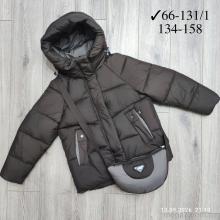 Куртка, Kids-modnik оптом 66-131-1 коричневий