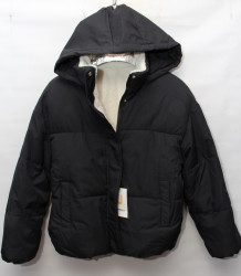 Куртки двусторонние зимние женские (black) оптом 25473981 8005-71