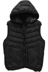 Жилетки чоловічі (чорний) оптом QQN 