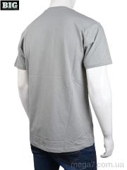 Футболка, BIG оптом 3707-100-1 grey