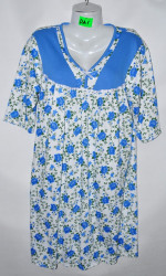 Ночные пижамы женские БАТАЛ на байке оптом 72568419 DAI-34