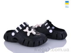 Кроксы, Inblue оптом 012 чорний