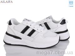Кроссовки, Ailaifa оптом N12 white-black