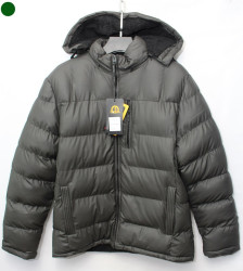 Куртки зимние мужские WOLFTRIBE на меху (khaki) оптом 69204831 B12-56