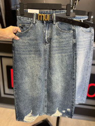 Юбки джинсовые женские оптом 93678420 60-10