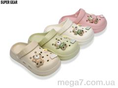 Кроксы, Super Gear оптом 8898-4 mix