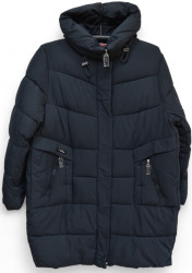 Куртки зимние женские FURUI БАТАЛ (темно-синий) оптом 81743920 3901-60
