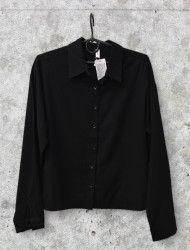 Рубашки женские BASE (черный) оптом 63782401 A9005-40