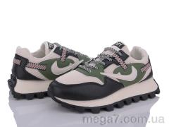 Кроссовки, Violeta оптом 81-3(81-32) beige-green