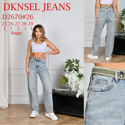 Джинсы женские DKNSEL оптом 90746853 D2670-22