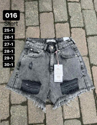 Шорты джинсовые женские VONNAVI оптом Турция 13064975 016-42