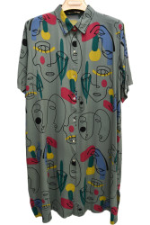 Платья женские БАТАЛ оптом 35490167 36492-159