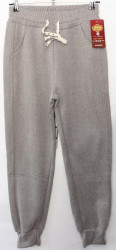 Спортивные штаны женские БАТАЛ на меху оптом 69841520 SY008-41