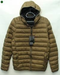 Куртки демисезонные мужские KADENGQI на меху (khaki) оптом 06791354 PGY22016-8
