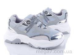 Кроссовки, Class Shoes оптом KB125 серебряный