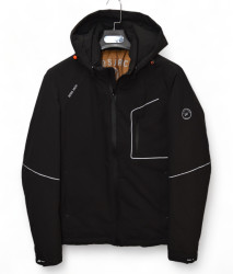 Куртки демисезонные мужские (черный) оптом 67382194 9520-6