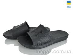 Шлепки, Inblue оптом L124 графіт