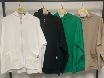 Спортивні кофти жіночі БАТАЛ оптом