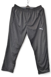 Спортивные штаны мужские БАТАЛ (серый) оптом 18365472 03-15