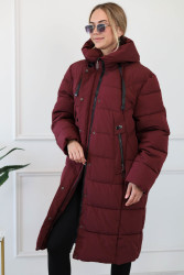 Куртки зимние женские БАТАЛ оптом Китай 42870369 9606-43