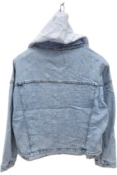 Куртки джинсові жіночі DKNSEL ПОЛУБАТАЛ оптом