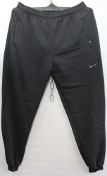 Спортивные штаны мужские на флисе (серый) оптом 26809135 02-13