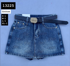 Юбки - шорты женские джинсовые оптом 47602389 13225-263