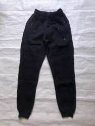 Спортивные штаны мужские на флисе (black) оптом 48970365 04-14