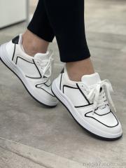 Кроссовки, I8denim оптом Z-W white