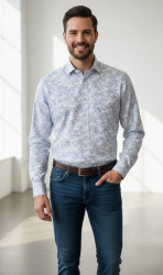 Рубашки мужские оптом 18062459 65-6