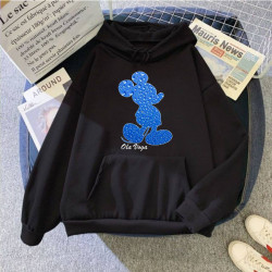 Худи женские на флисе оптом 28096314 740-103